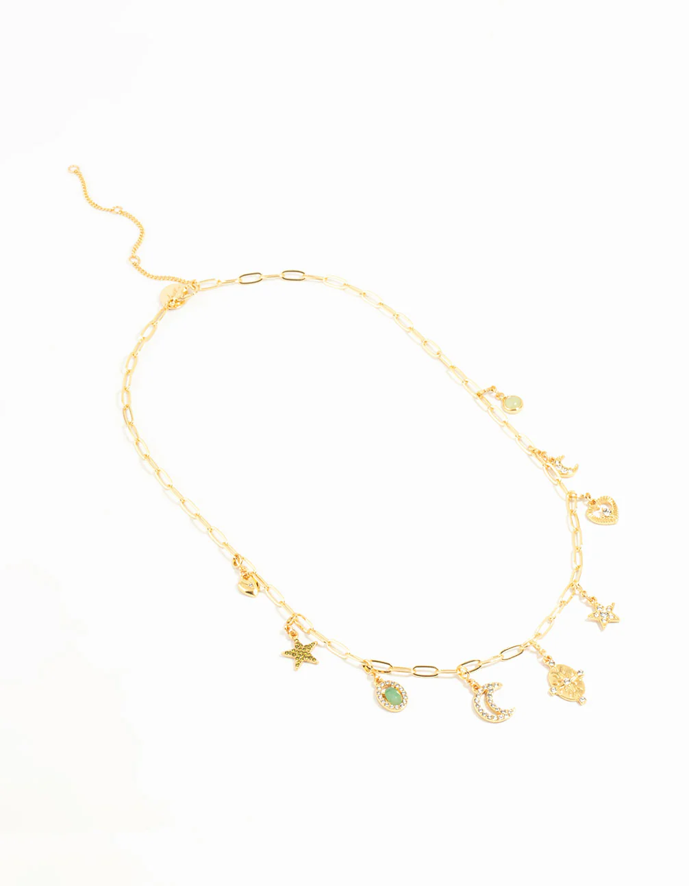 Gold Plated Celestial Charm Necklace - Image 4