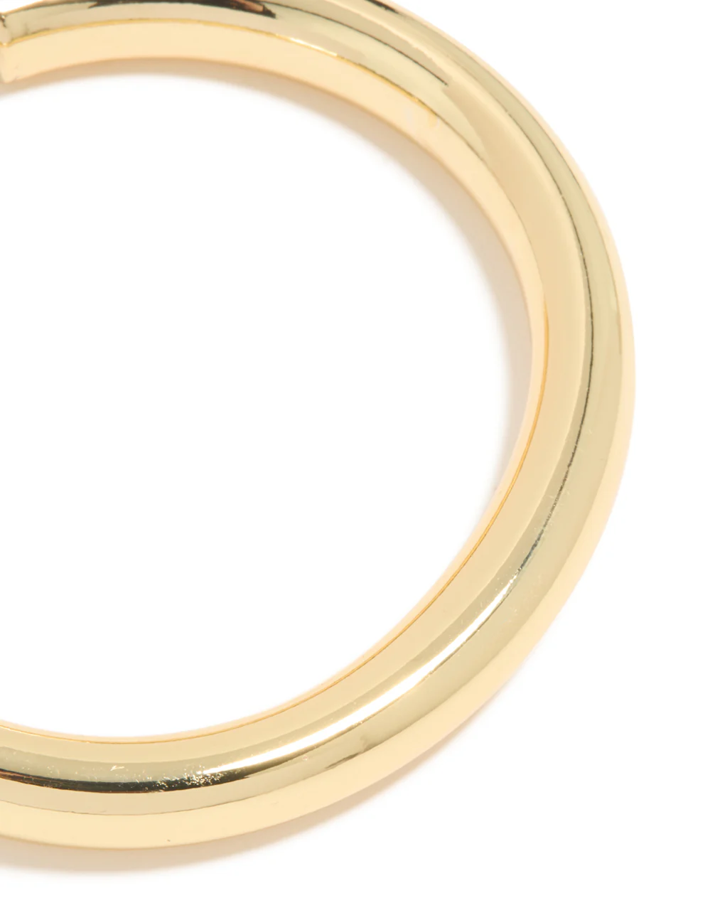 Gold Plated Chubby Wrist Cuff - Image 4