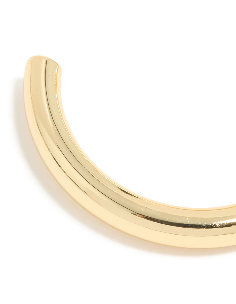 Gold Plated Chubby Wrist Cuff - Image 5