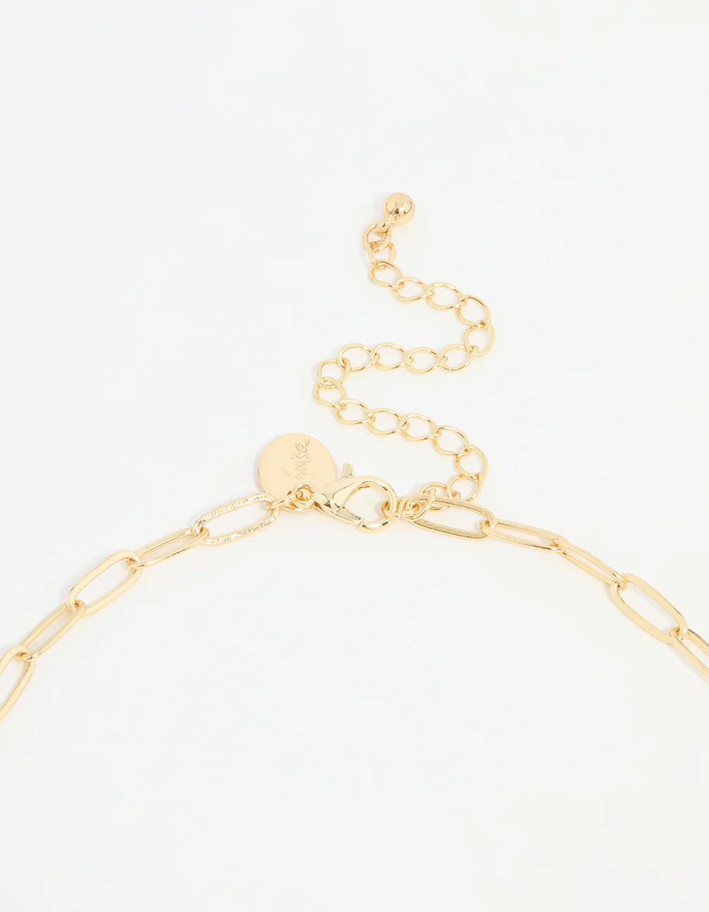 Gold Plated Cross & Pearl Charm Necklace - Image 5