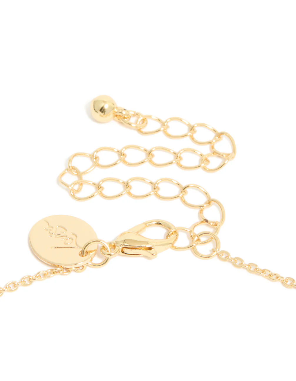 Gold Plated Cubic Zirconia Baguette Cross Necklace - Image 4