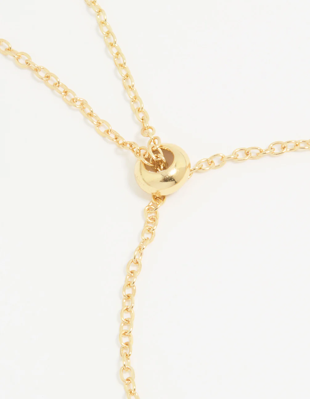 Gold Plated Cubic Zirconia Bubble S Pavé Toggle Bracelet - Image 3