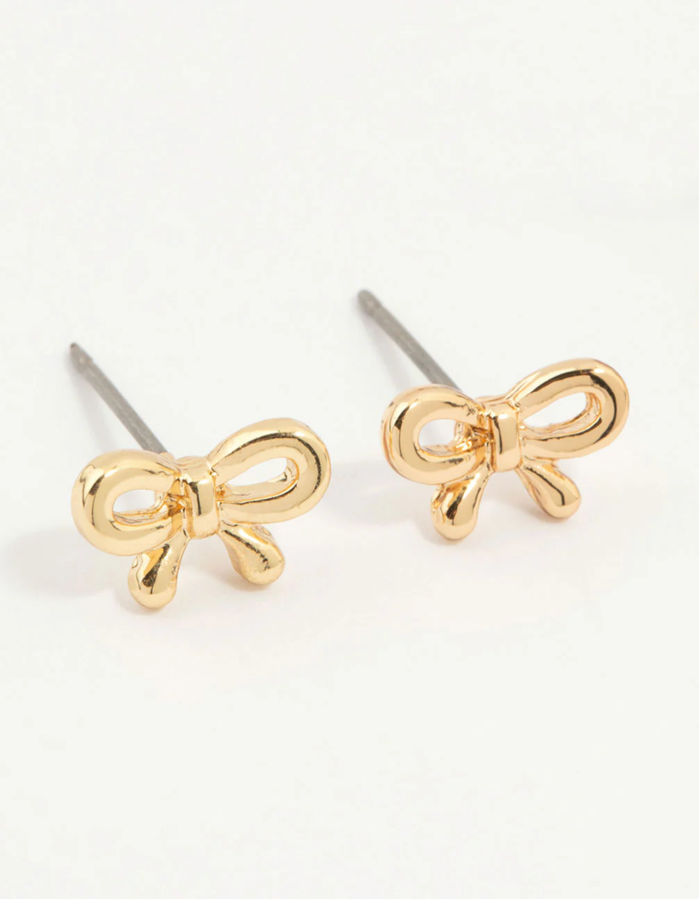 Gold Plated Cubic Zirconia Butterfly & Bow Earrings 3-Pack - Image 2
