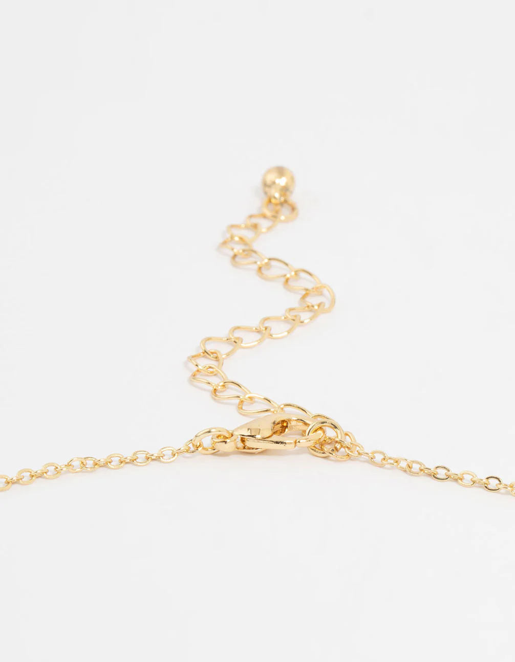 Gold Plated Cubic Zirconia Cross Pendant Necklace - Image 5