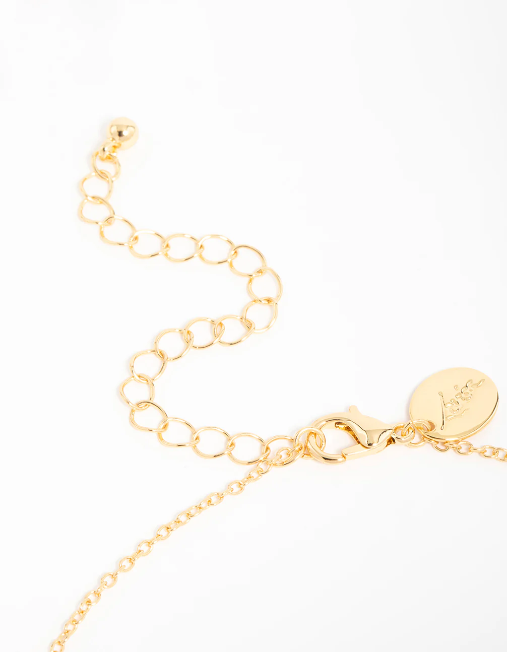 Gold Plated Cubic Zirconia Cross Y-Necklace - Image 5