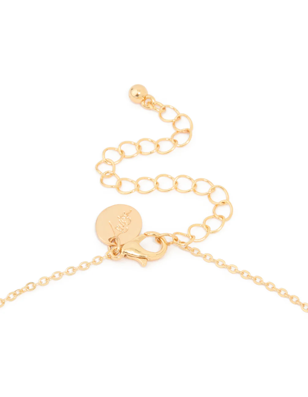 Gold Plated Cubic Zirconia & Freshwater Pearl Dainty Station Necklace - Image 5