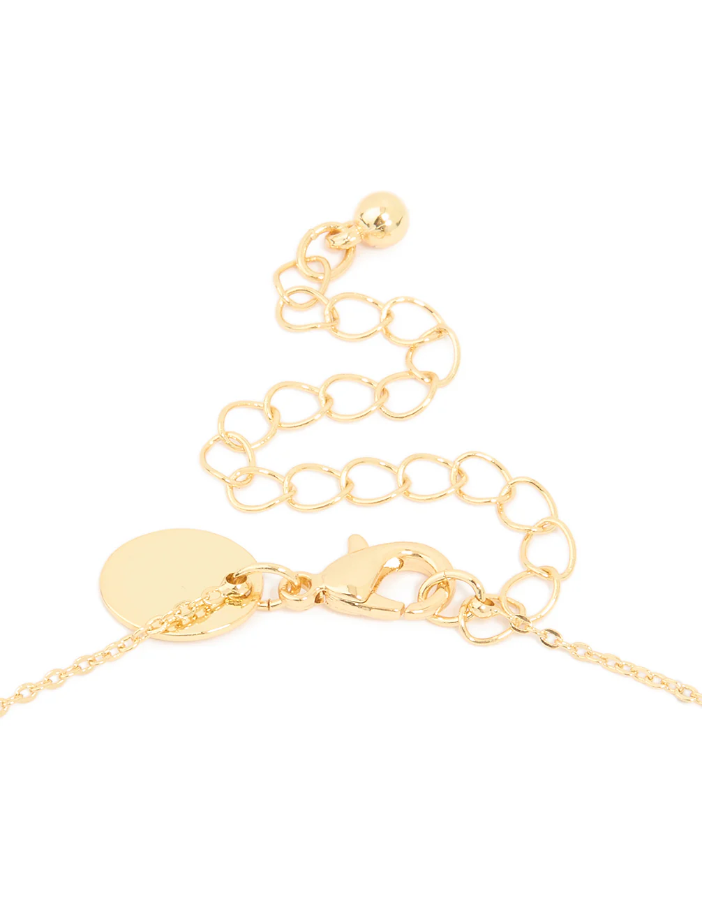 Gold Plated Cubic Zirconia Mini Scorpio Zodiac Sign Pendant Necklace - Image 3