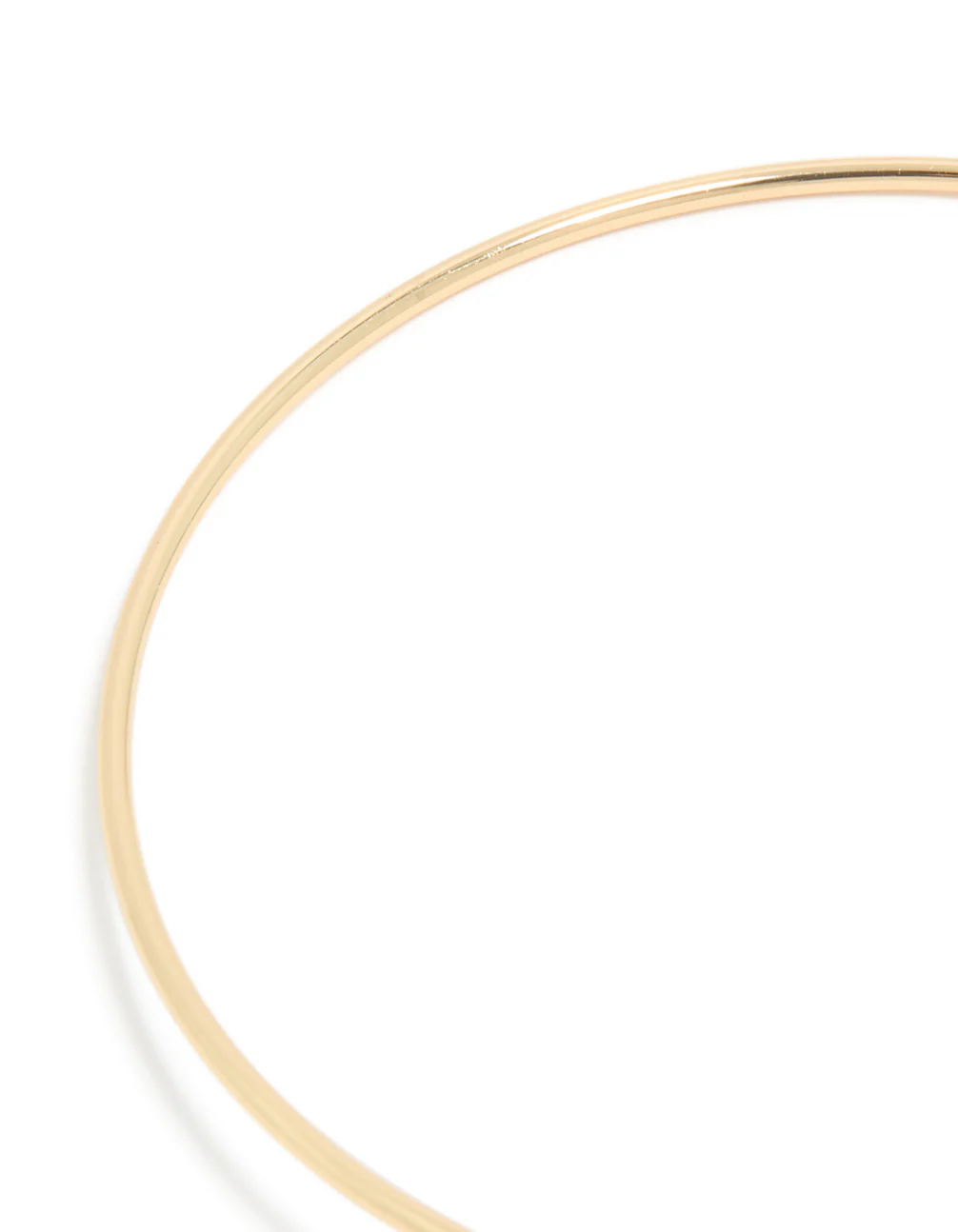 Gold Plated Cubic Zirconia Modern Cross Wrist Cuff - Image 5