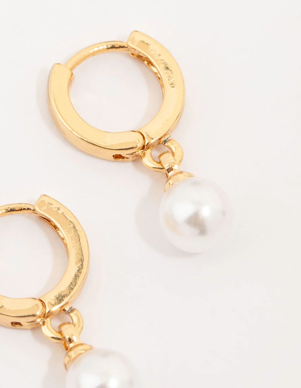 Gold Plated Cubic Zirconia Pearl & Butterfly Earrings 3-Pack - Image 3