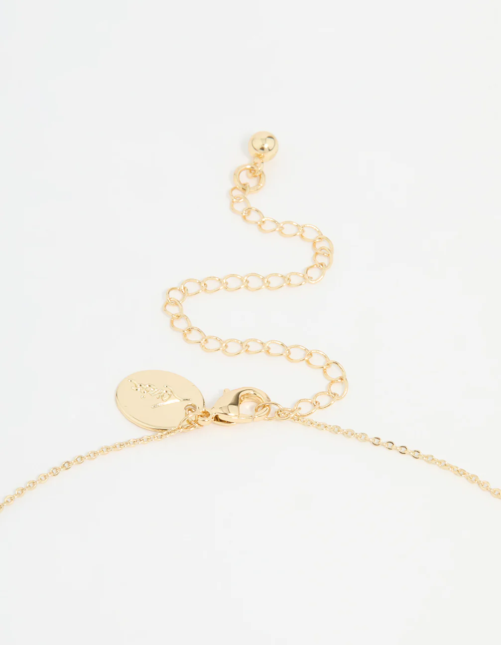 Gold Plated Cubic Zirconia & Pearl Flower Necklace - Image 5