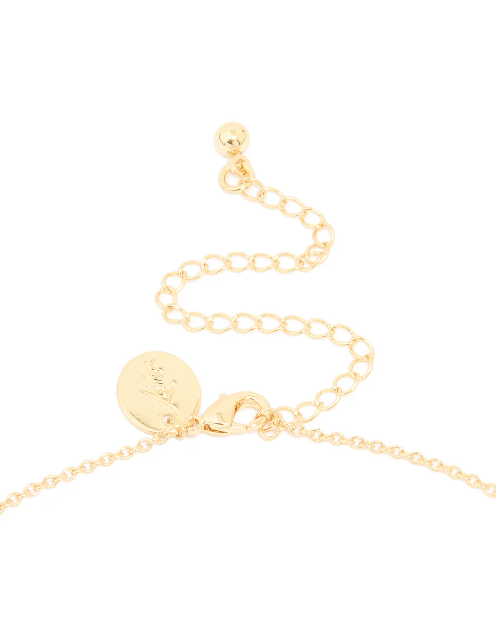 Gold Plated Cubic Zirconia & Pearl Pendant Necklace - Image 5