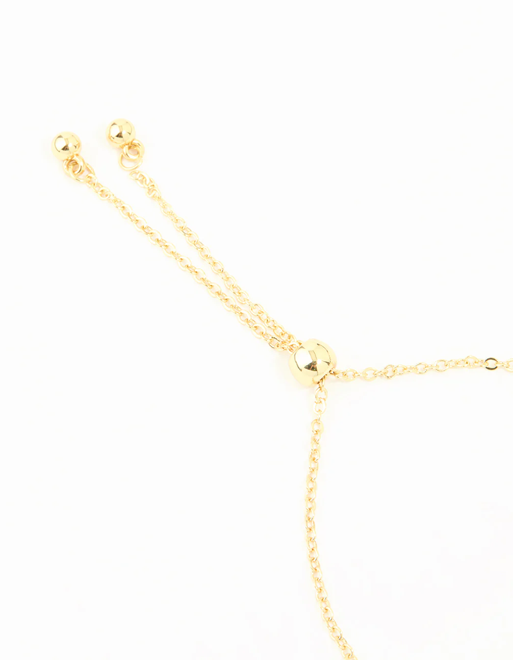 Gold Plated Cubic Zirconia Pearl Semi Precious Butterfly Toggle Bracelet - Image 3
