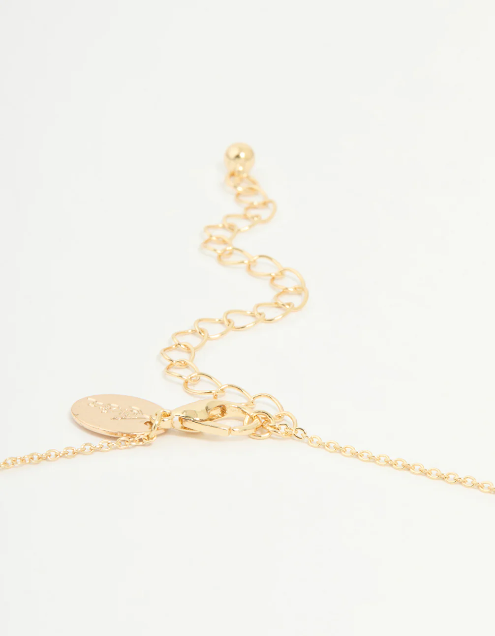 Gold Plated Cubic Zirconia Sagittarius Circle Necklace - Image 3