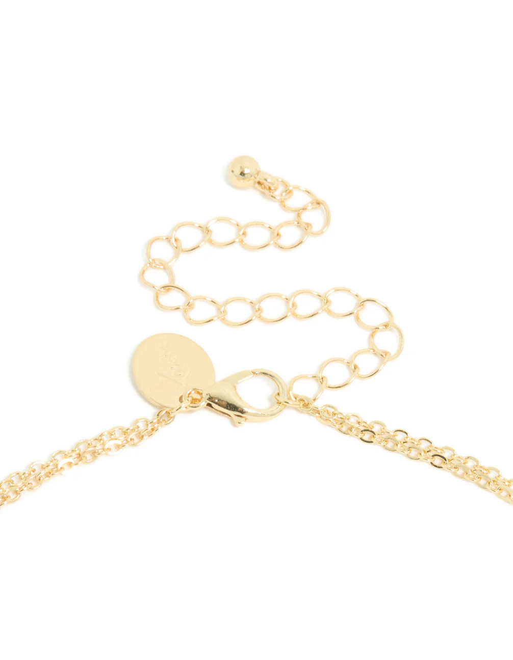 Gold Plated Cubic Zirconia Star & Tennis Layered Y-Necklace - Image 3
