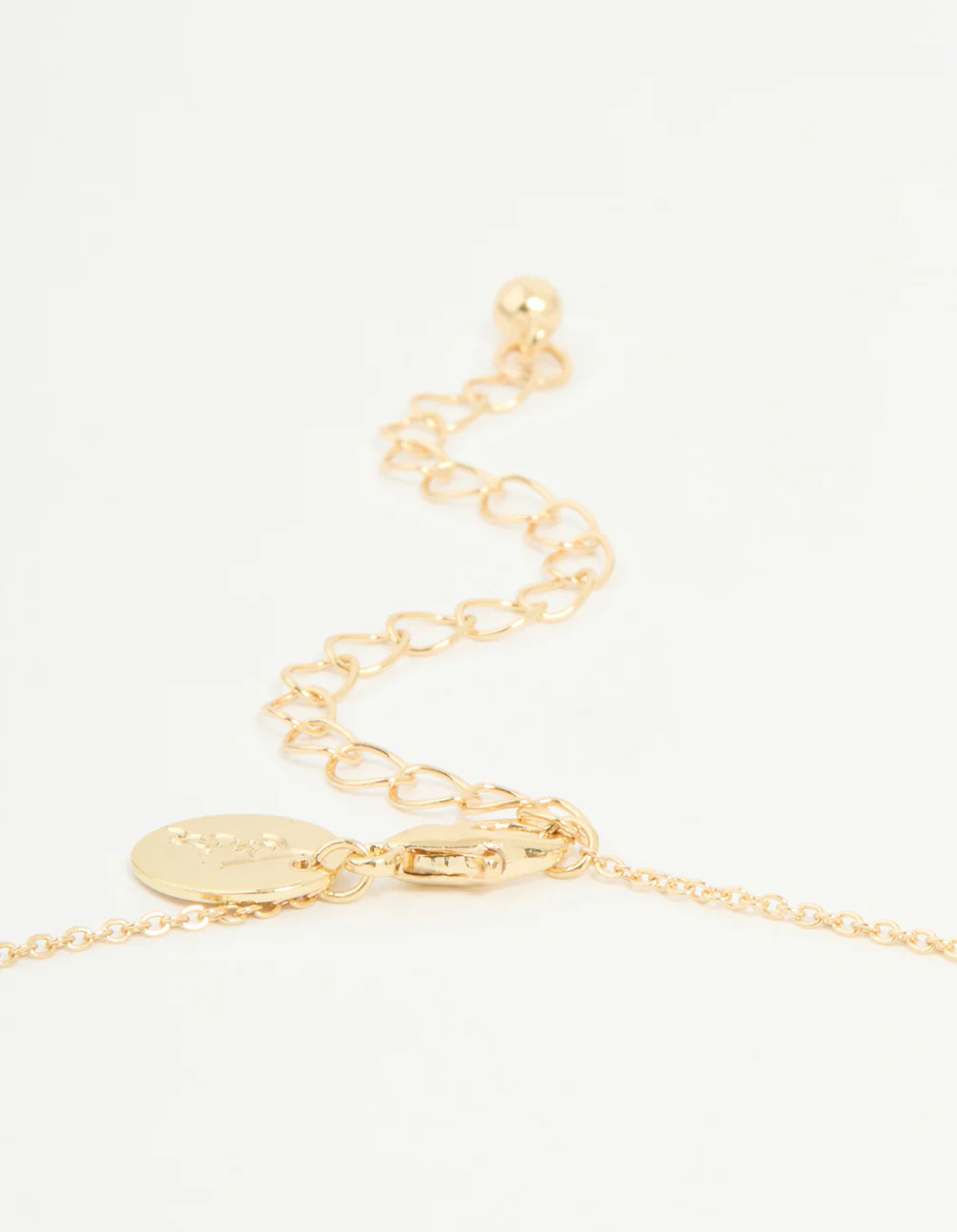 Gold Plated Cubic Zirconia Taurus Circle Necklace - Image 3