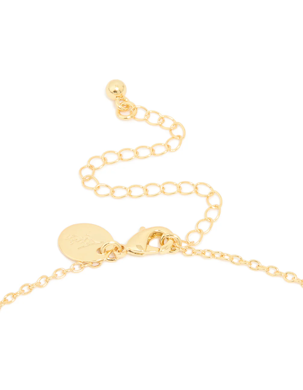 Gold Plated Cubic Zirconia Twisted Pearl Pendant Necklace - Image 5