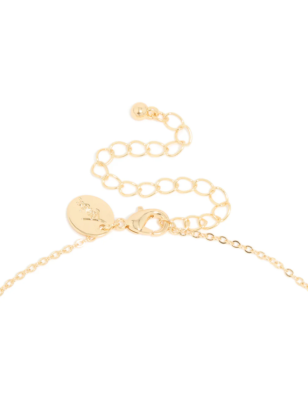 Gold Plated Cubic Zirconia Vine Pear Necklace - Image 5
