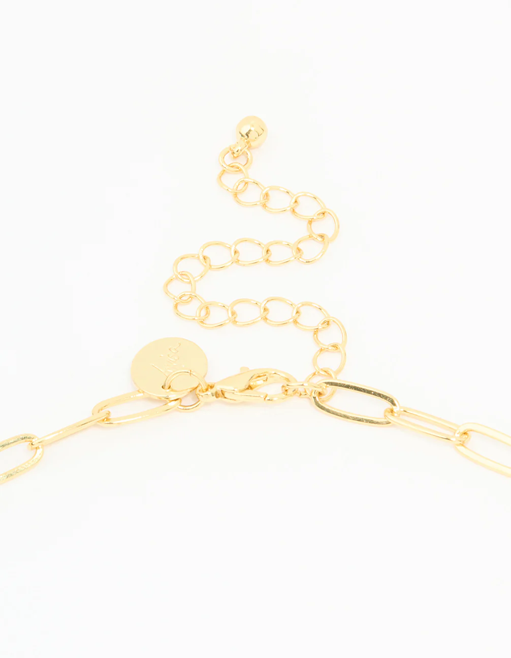 Gold Plated Diamante Heart Locket Necklace - Image 3