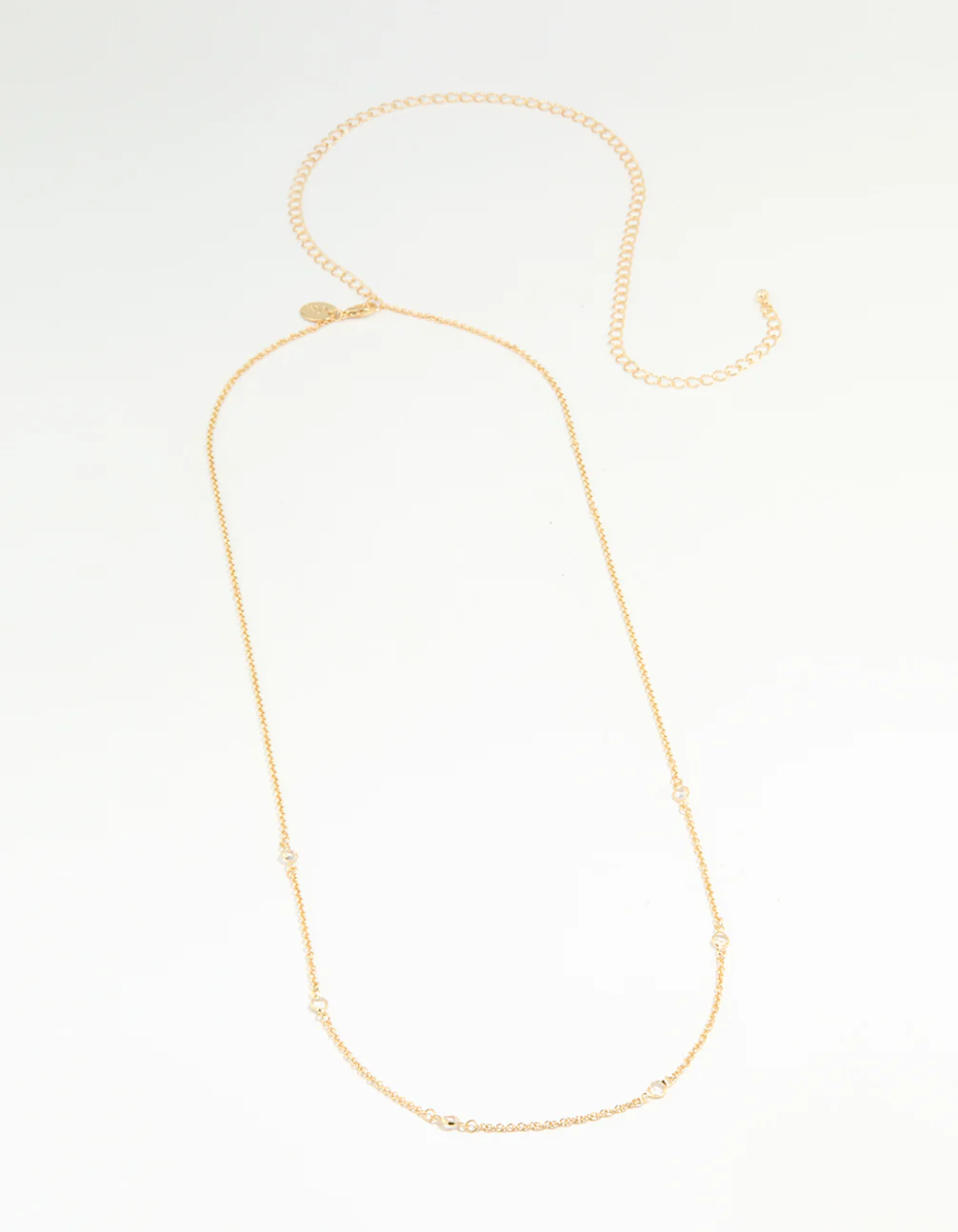 Gold Plated Diamante Waist Chain - Image 2