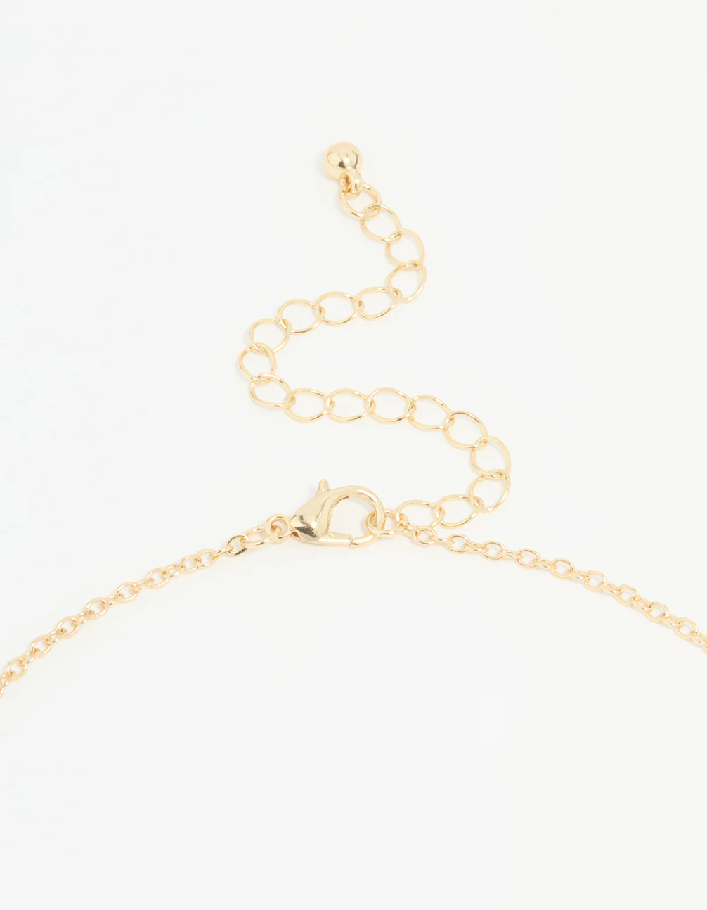 Gold Plated Enamel Mary Pendant Necklace - Image 5