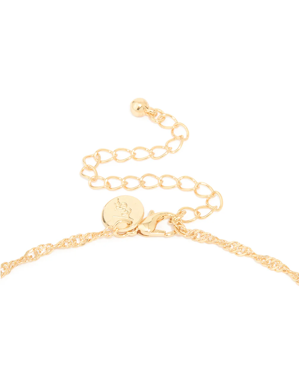 Gold Plated Extra Large Decorative Cross Necklace - Image 3
