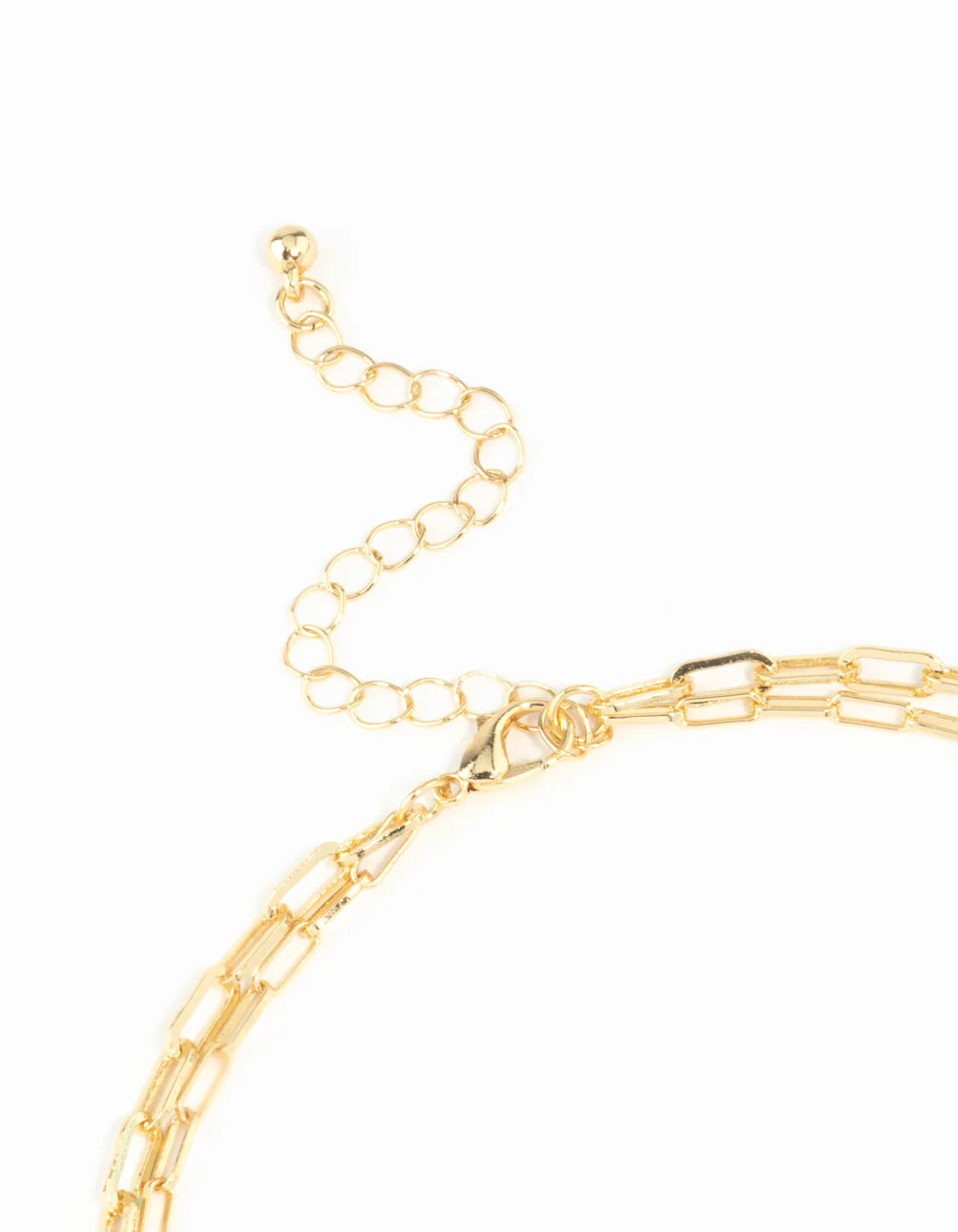 Gold Plated Freshwater Pearl, Cross & Heart Charm Necklace - Image 3