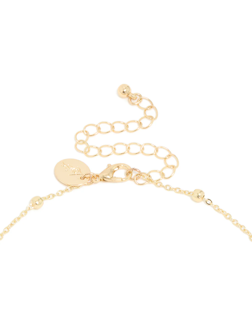 Gold Plated Freshwater Pearl & Pink Rose Quartz Semi Precious Stone Chip Necklace - Image 3