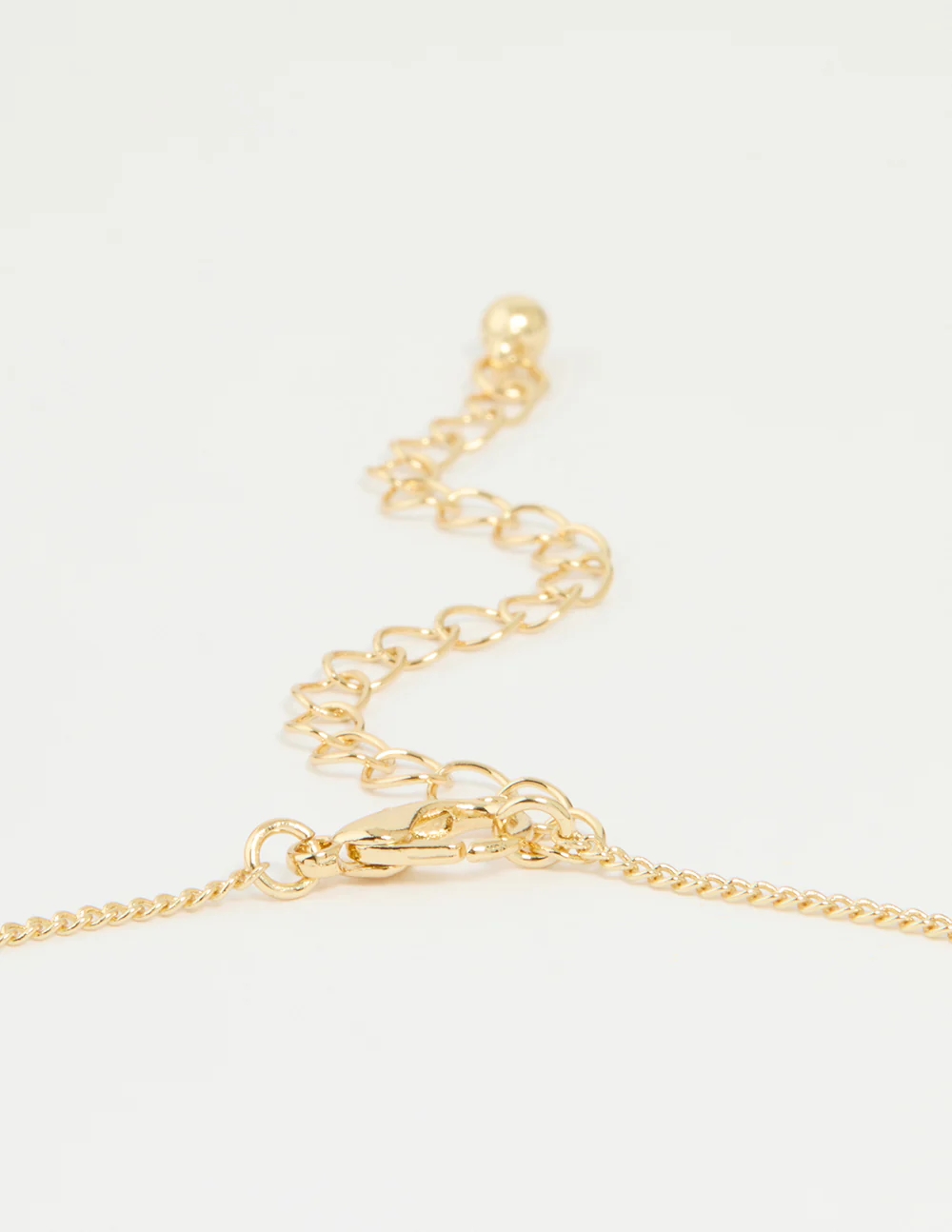 Gold Plated Genuine Shell Letter A Flower Petal Necklace - Image 5