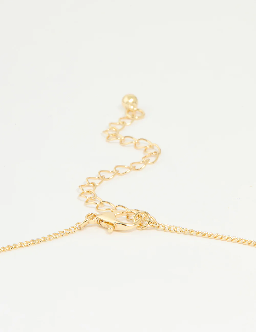 Gold Plated Genuine Shell Letter J Flower Petal Necklace - Image 5