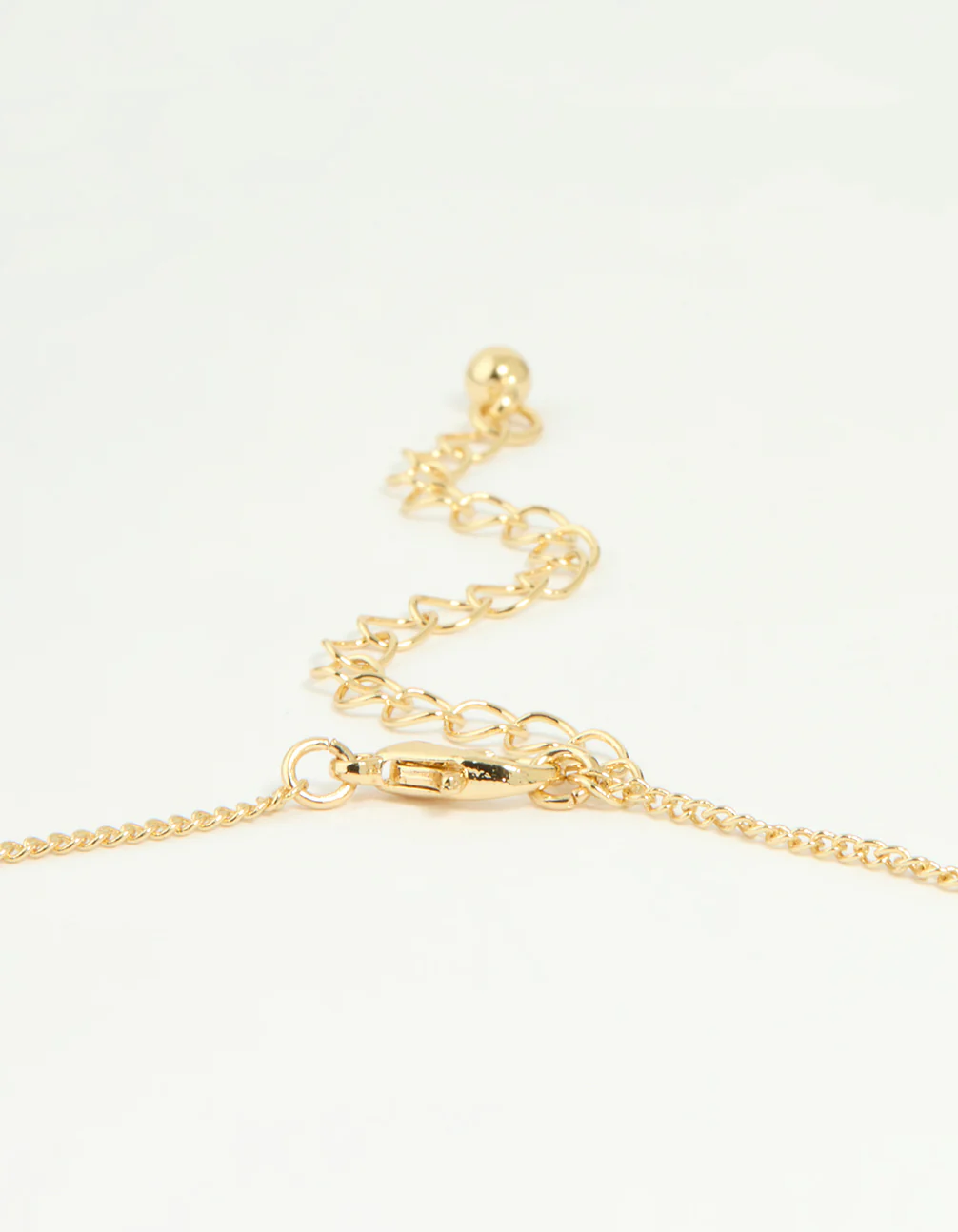 Gold Plated Genuine Shell Letter M Flower Petal Necklace - Image 5