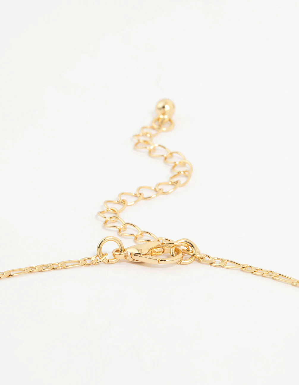 Gold Plated Gothic Mini Cross Necklace - Image 5