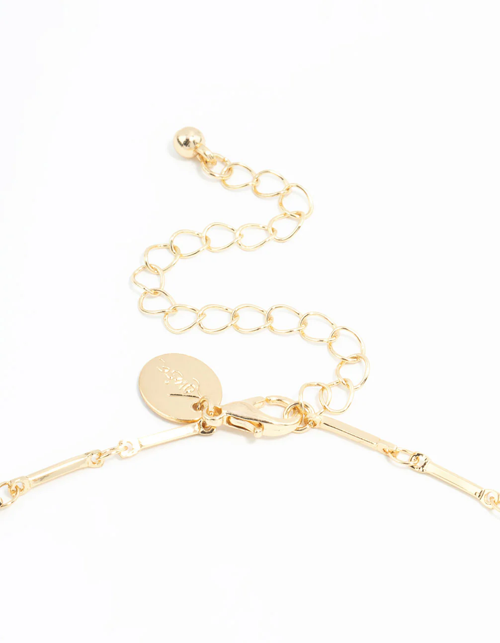 Gold Plated Heart & Moon Charm Necklace - Image 5