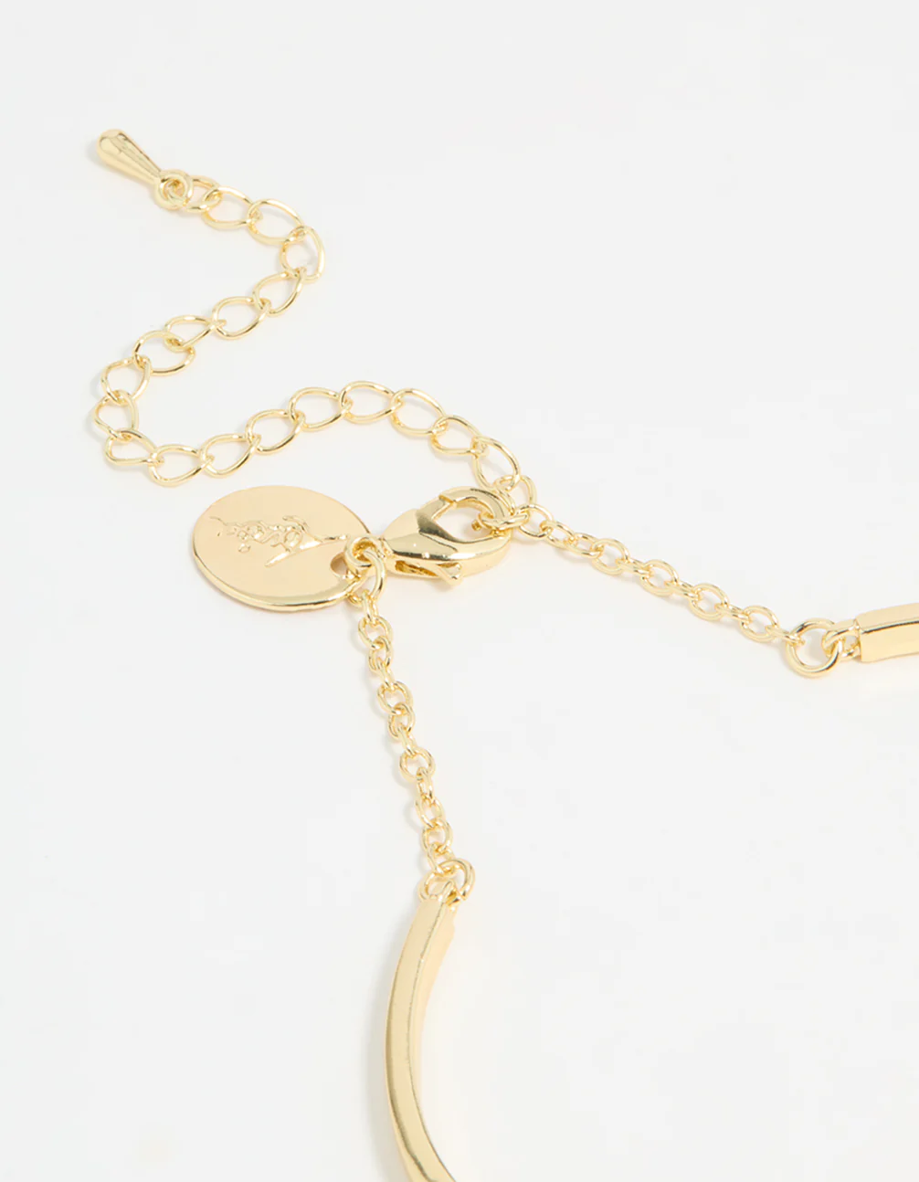 Gold Plated Infinity Heart Wrist Cuff - Image 3