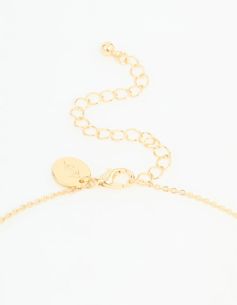 Gold Plated Infinity Pendant Necklace & Earrings Set - Image 3