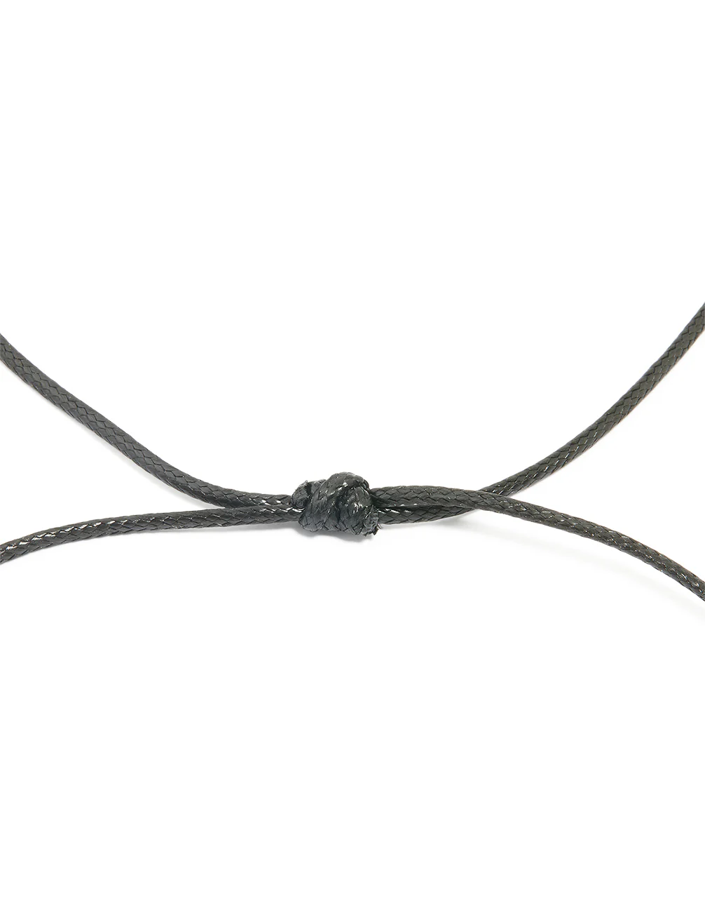 Gold Plated Large Pebble Cord Necklace - Image 5