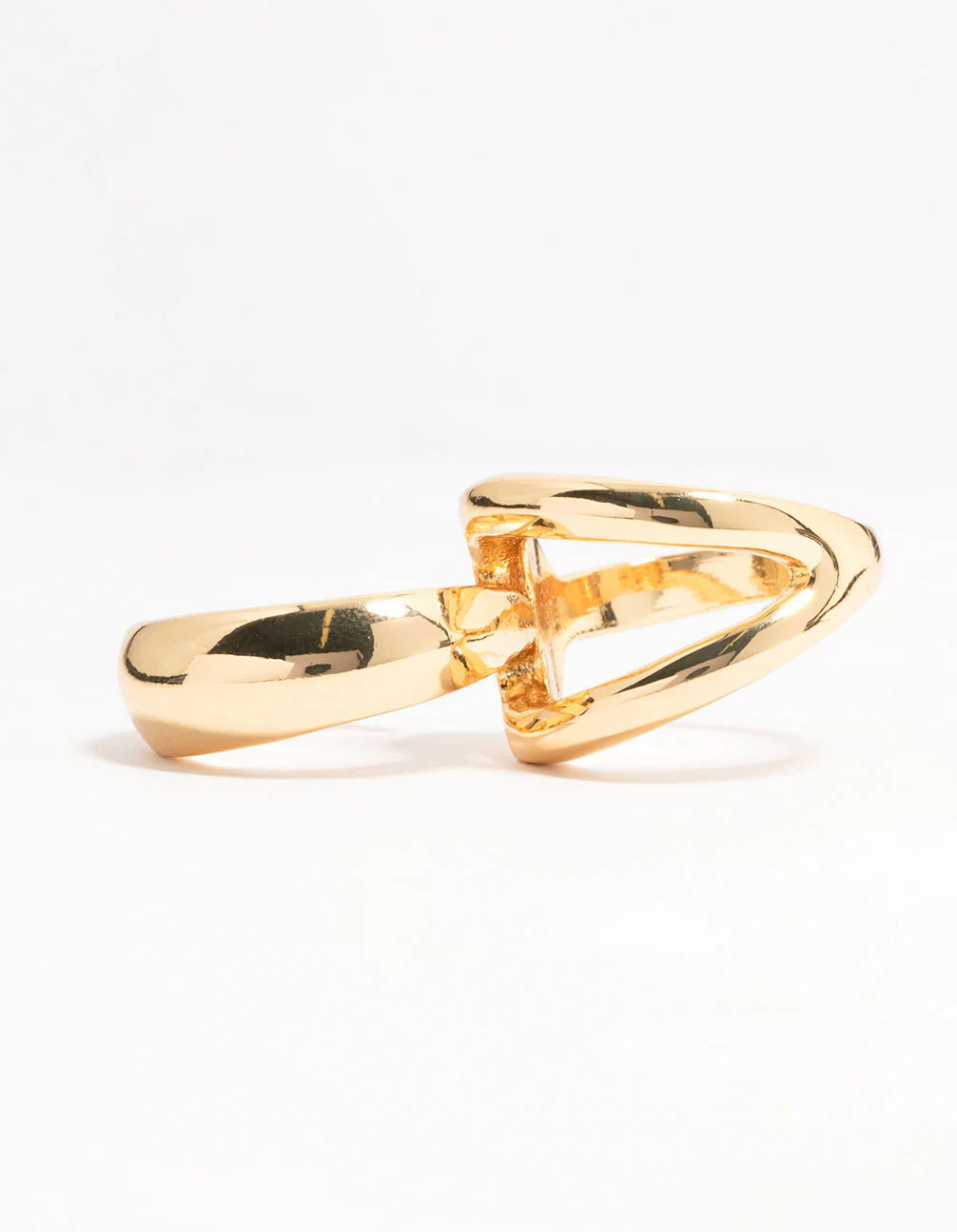 Gold Plated Looped Double Ring - Image 3