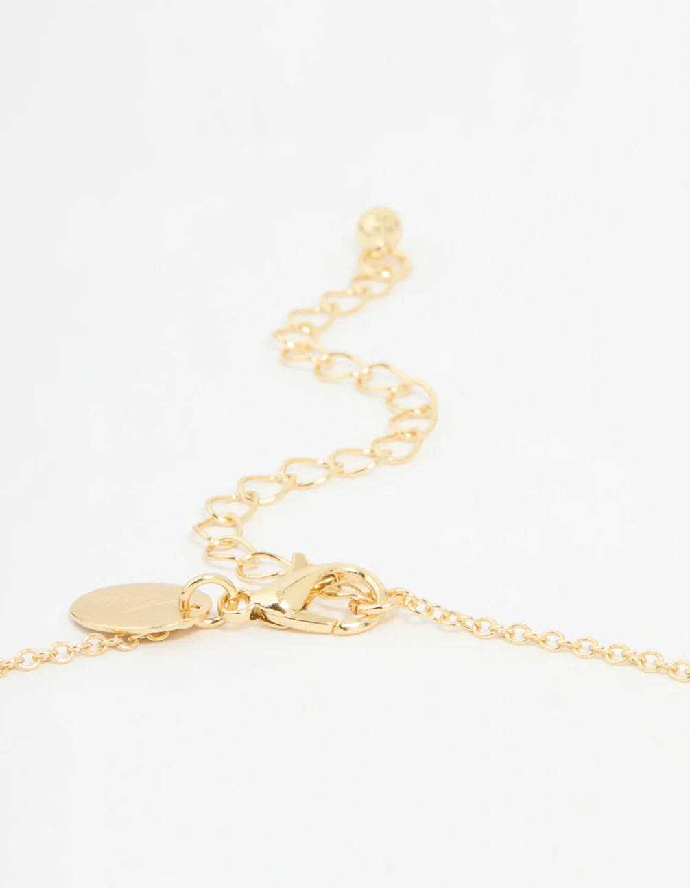 Gold Plated Mary Pendant Necklace - Image 5