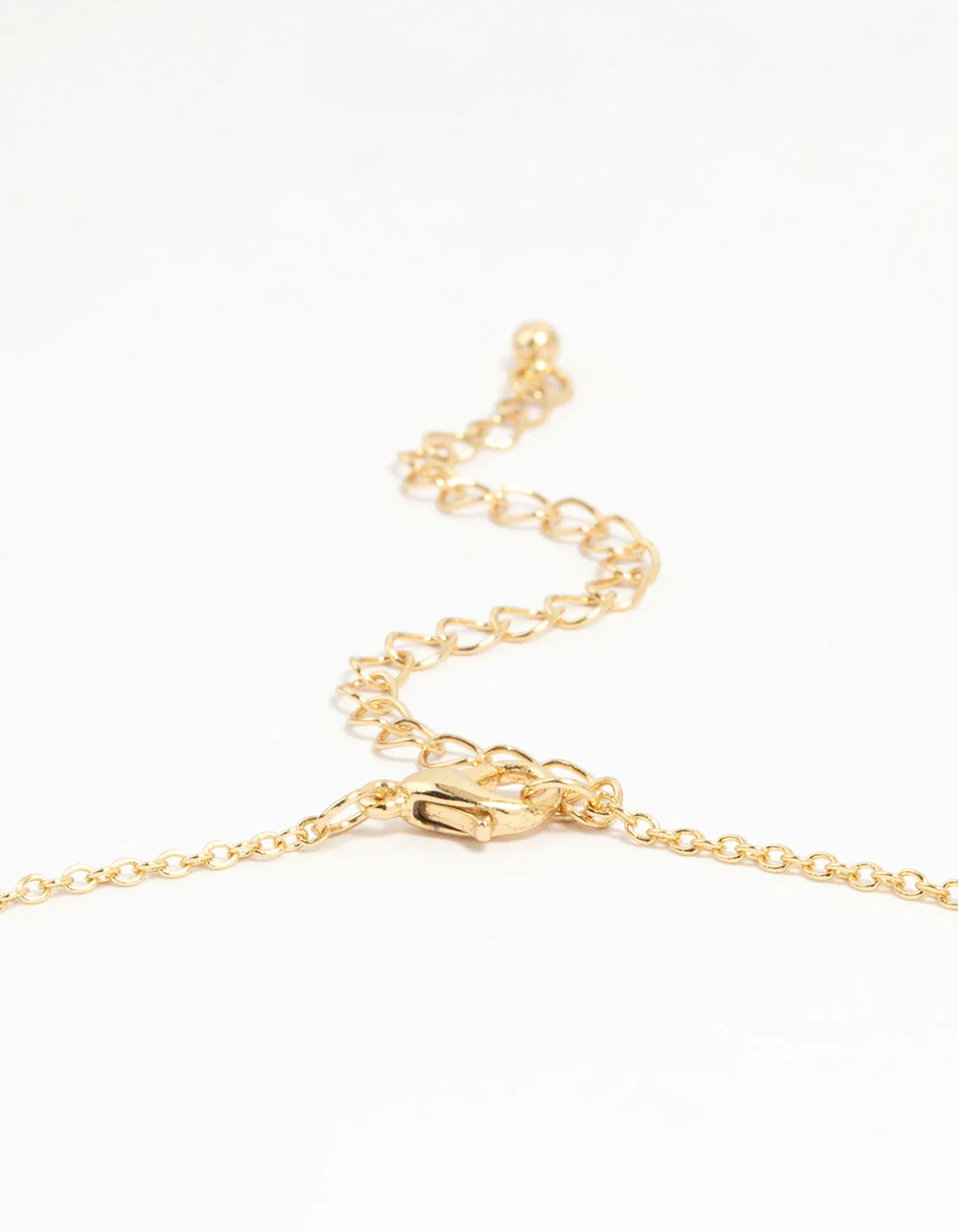 Gold Plated Mini Cross Charm Necklace - Image 5