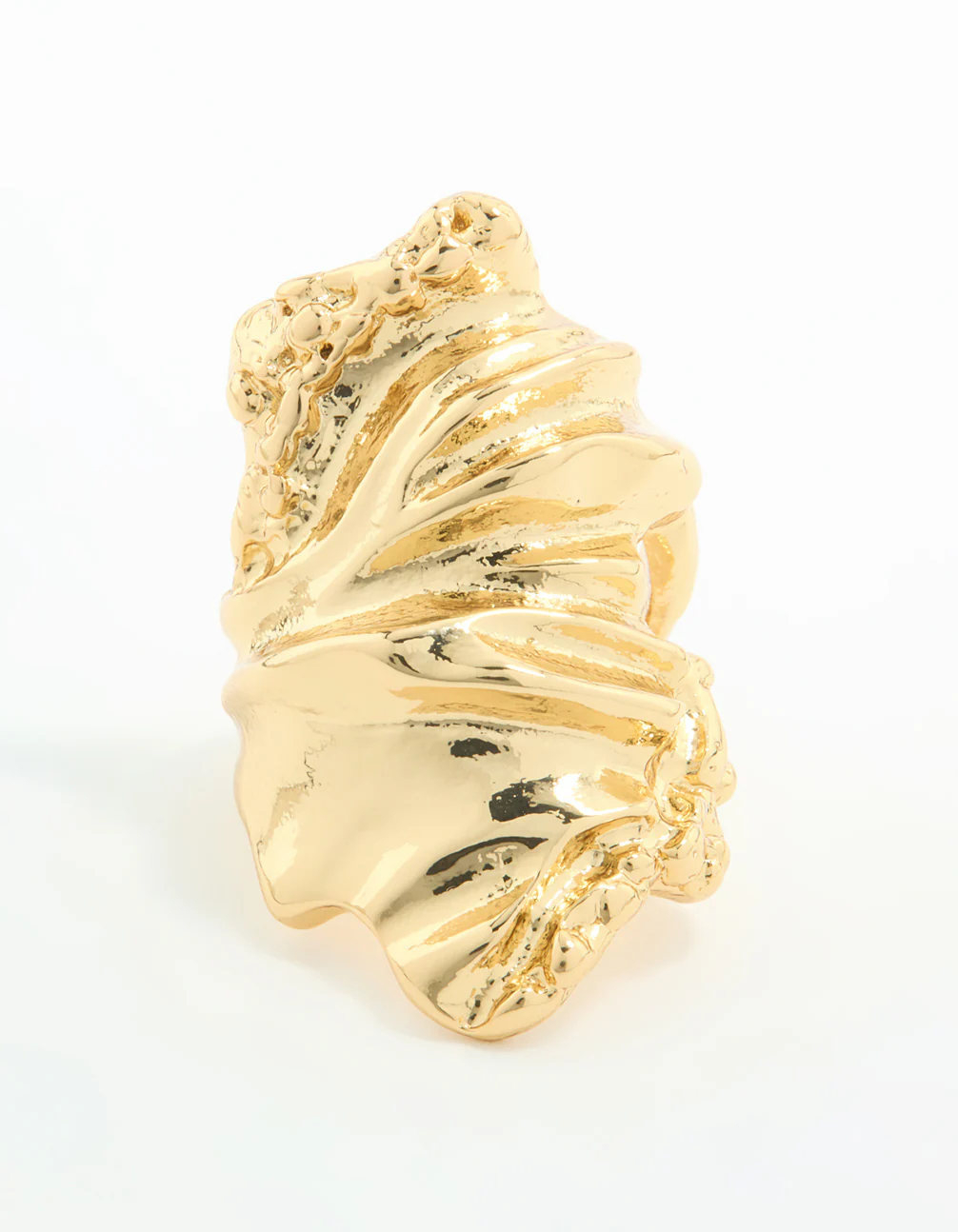 Gold Plated Molten Rock Ring - Image 3