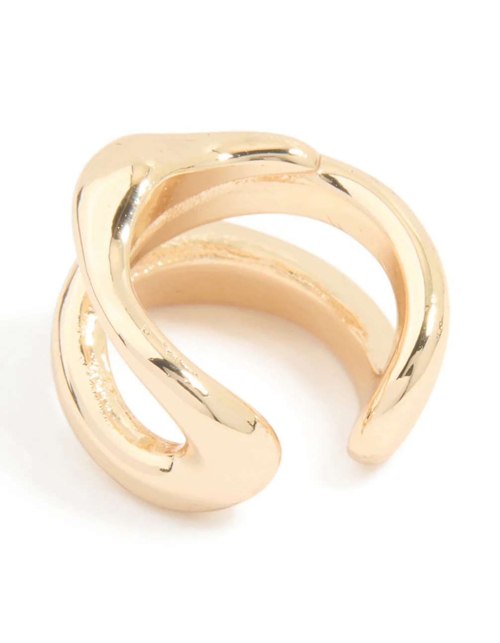 Gold Plated Multi-Row Ear Cuff - Image 3