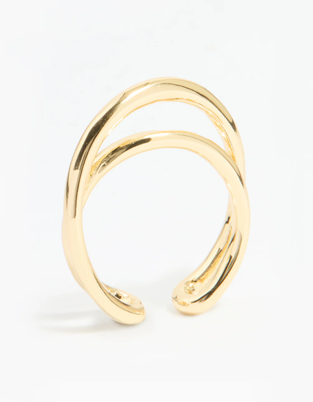 Gold Plated Open Band Ring - Image 2