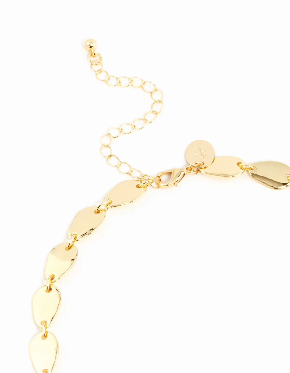 Gold Plated Oval Link Necklace - Image 8
