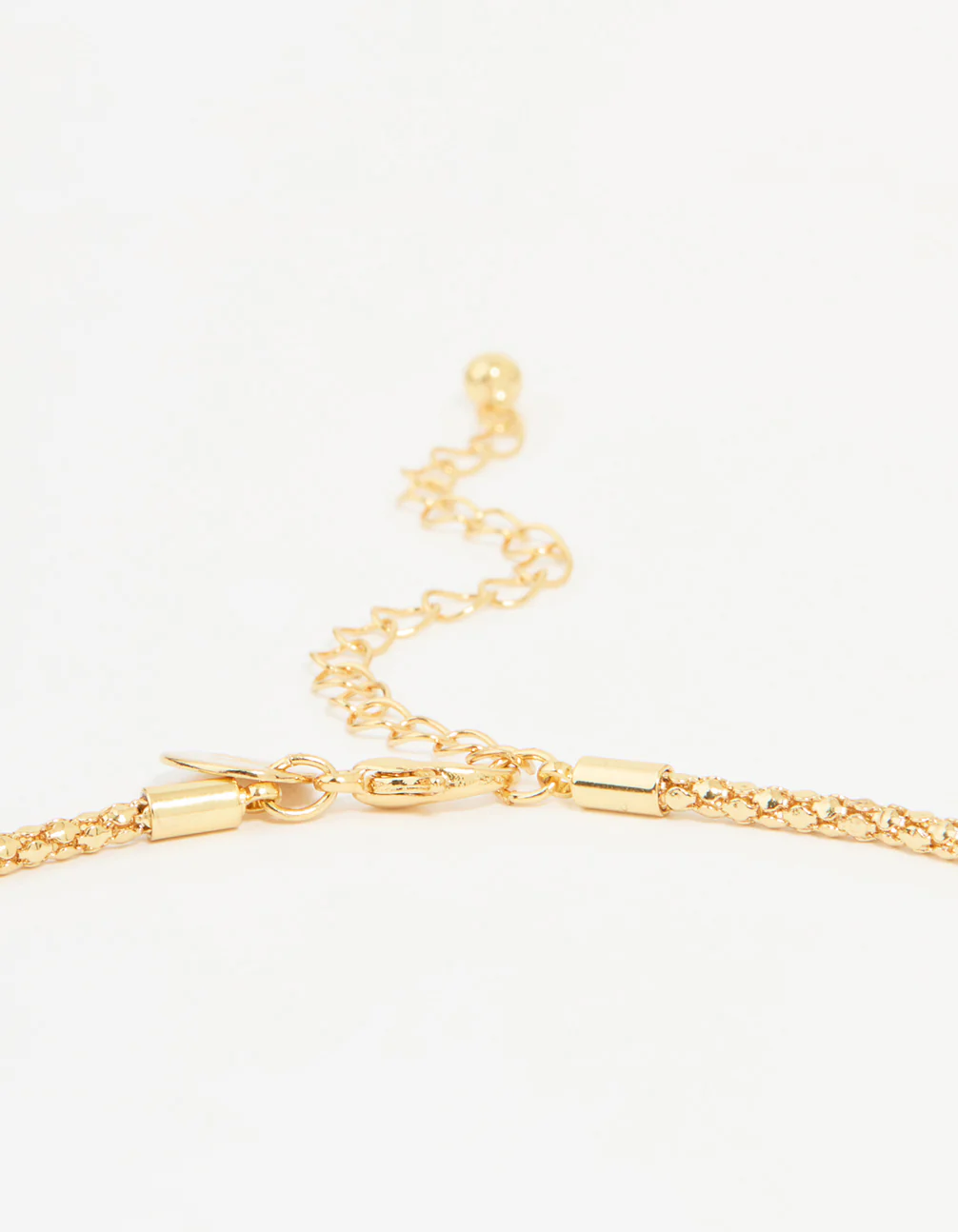 Gold Plated Pearl Lariat Adjustable Necklace - Image 3