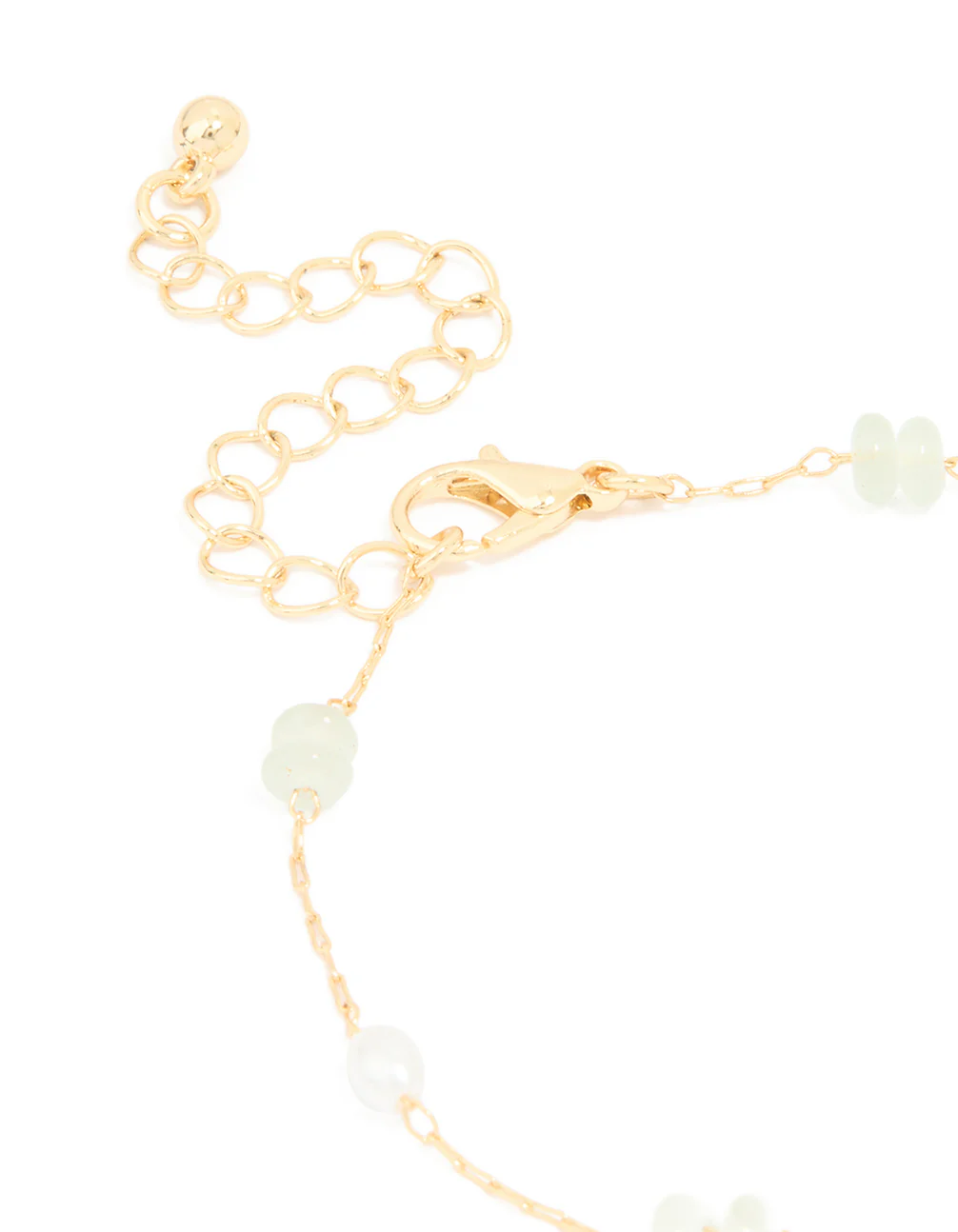 Gold Plated Pearl & Semi Precious Stone Bracelet - Image 5