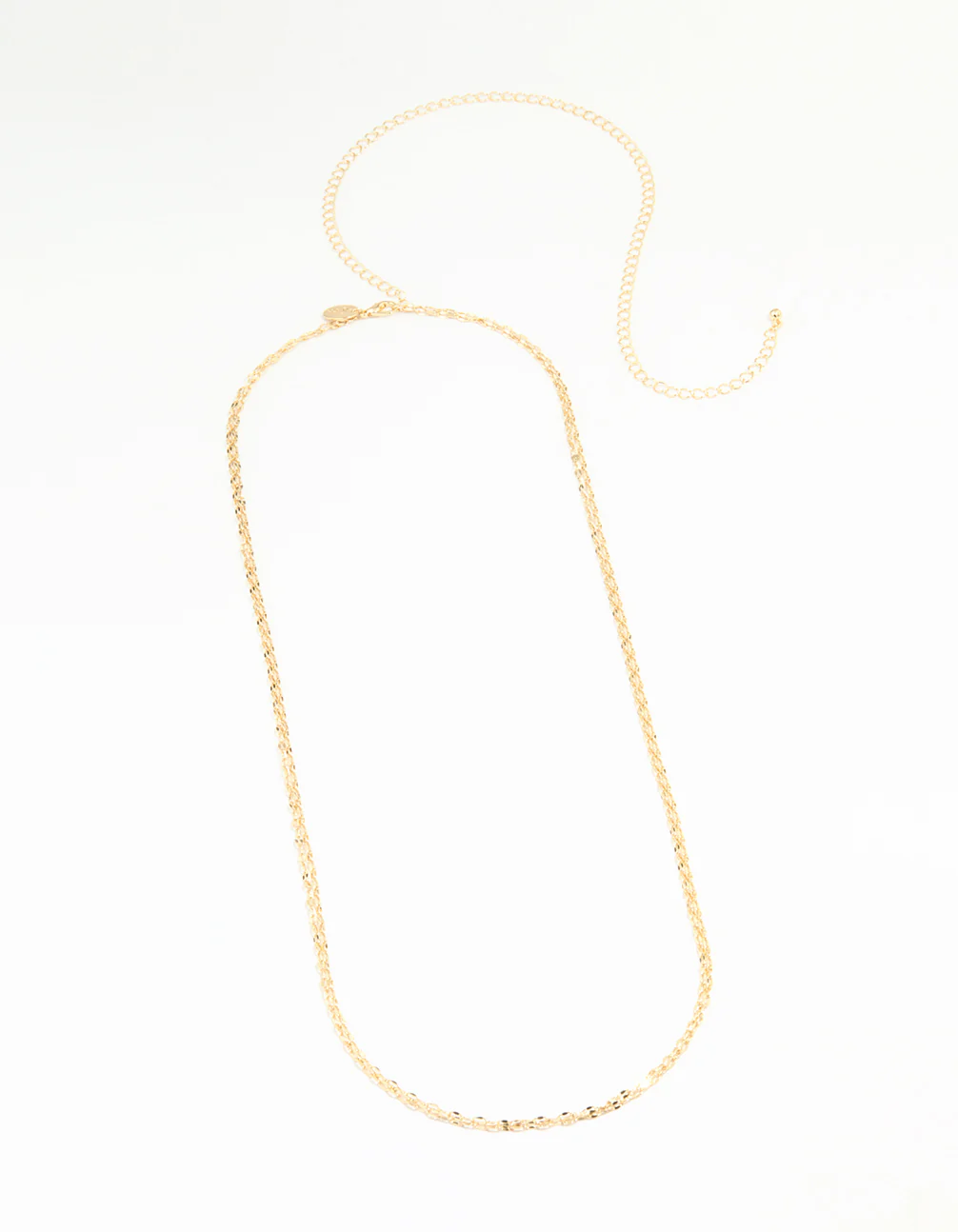 Gold Plated Plain Chain Waist Chain - Image 2
