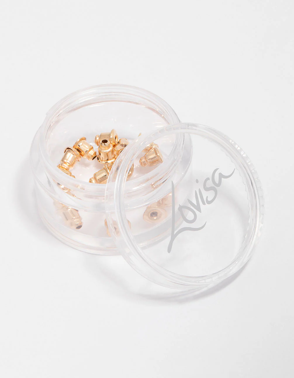 Gold Plated Post Earring Back Pack - Image 3