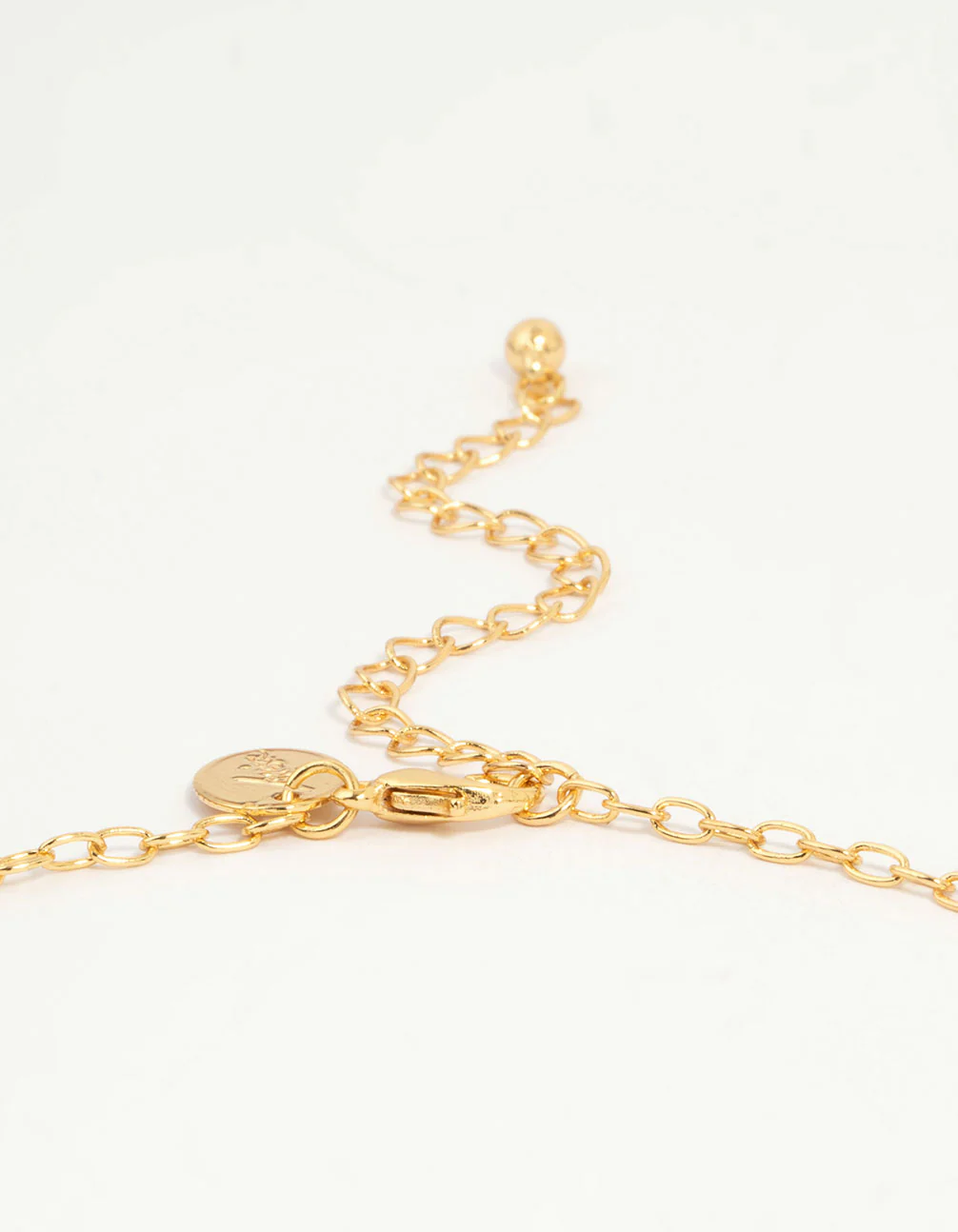 Gold Plated Rose Beaded Locket Cross Y-Necklace - Image 5