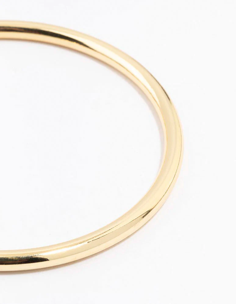Gold Plated Round Core Bangle - Image 2