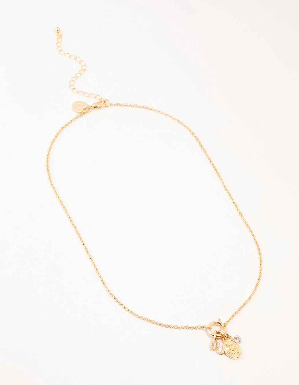 Gold Plated Scorpio Charm Necklace - Image 2
