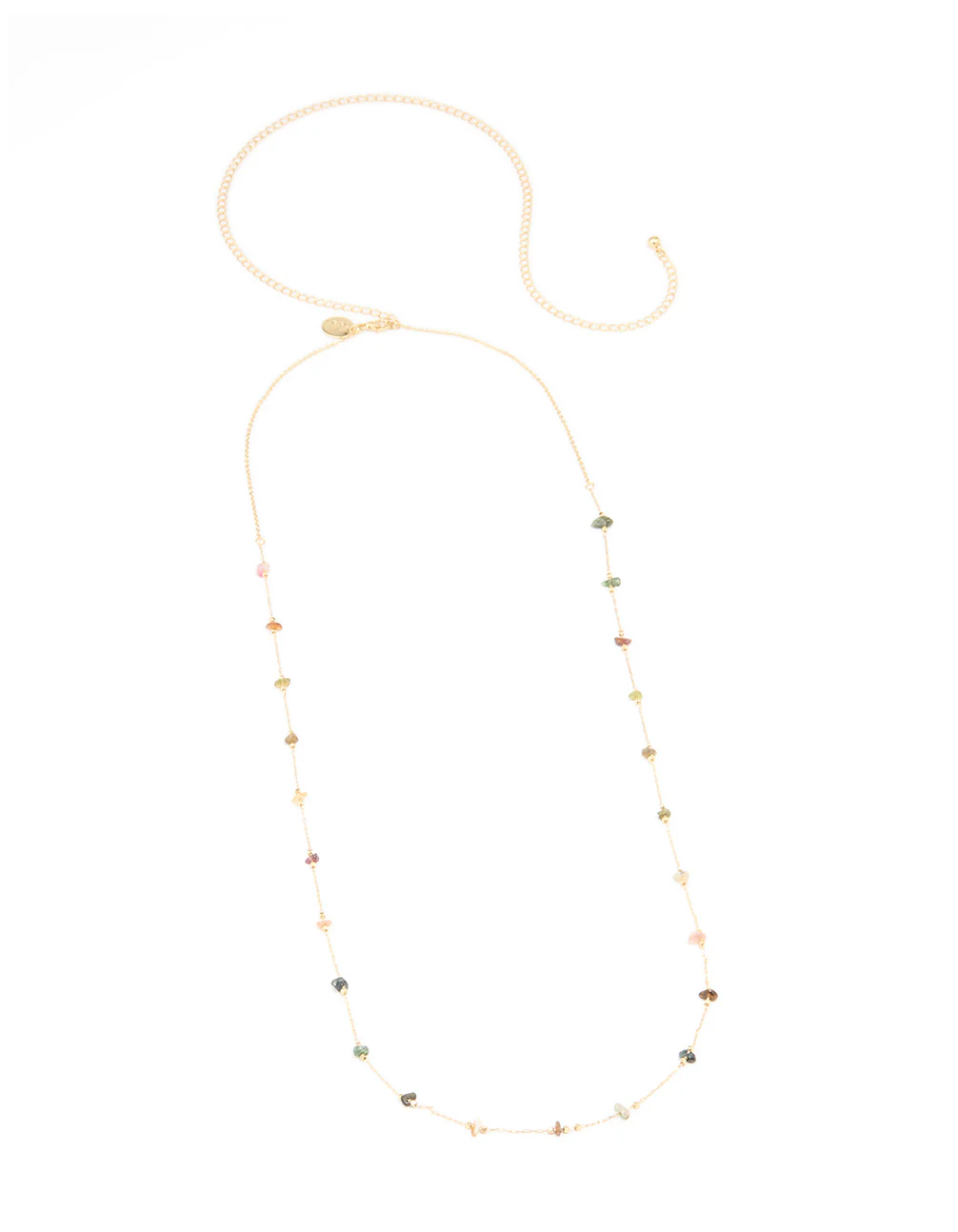 Gold Plated Semi Precious Stones Waist Chain - Image 2